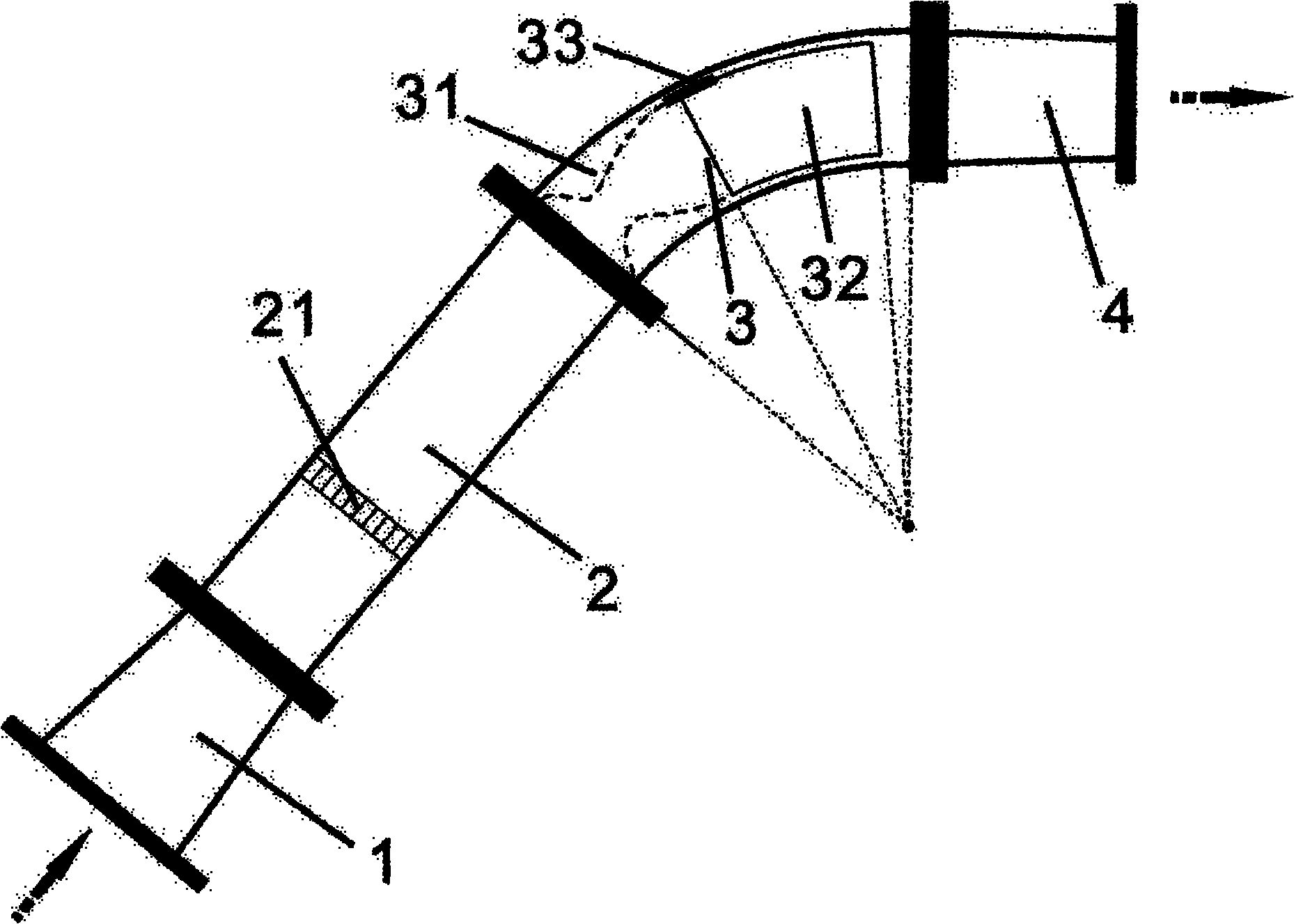 Ultrasonic-velocity free vortex wind tunnel