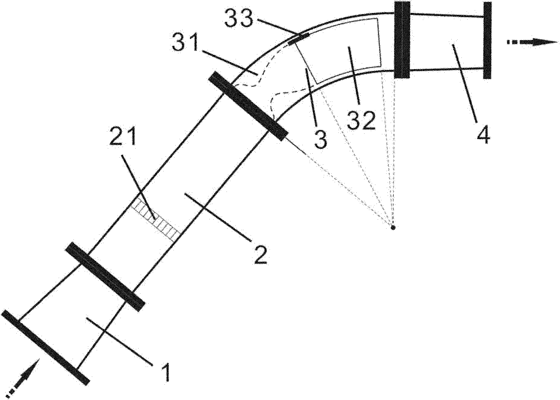 Ultrasonic-velocity free vortex wind tunnel