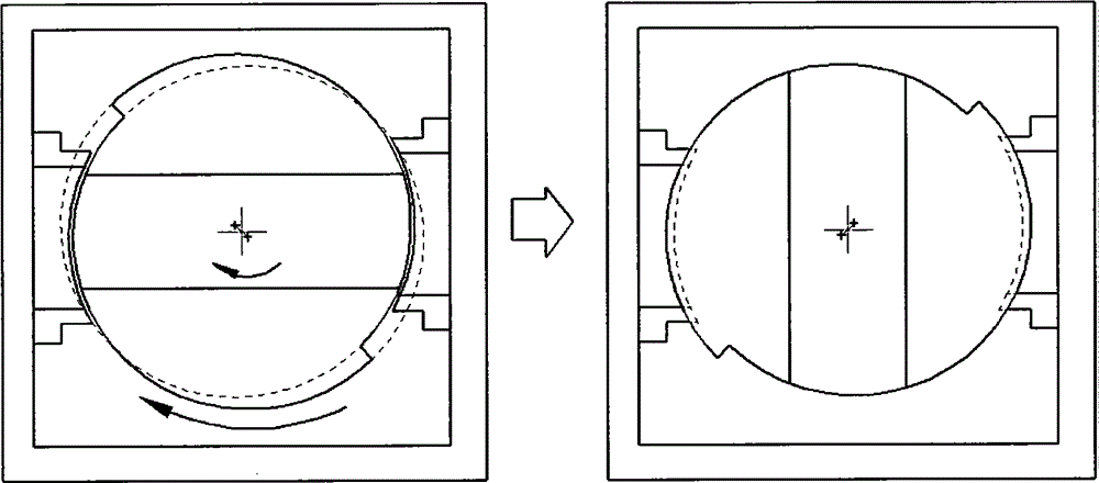 Forced seal valve capable of conducting eccentric double-spherical-angle stroke operation