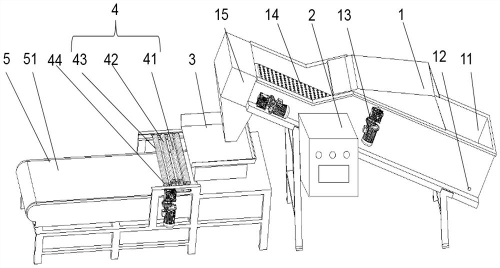 Automatic tea impurity removing device and production line