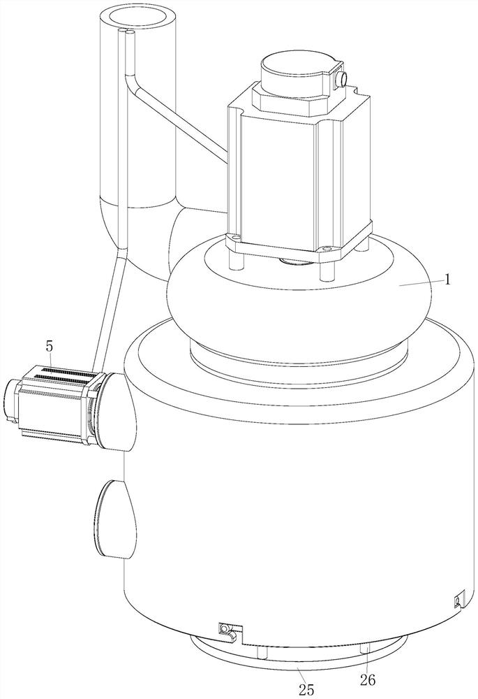 Filtering and self-collecting type submersible sewage pump