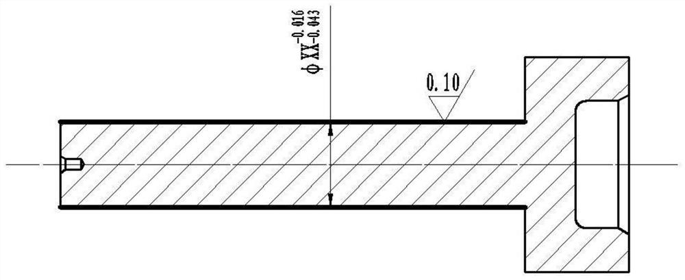 Process method for precisely machining piston rod part of aero-engine actuator cylinder