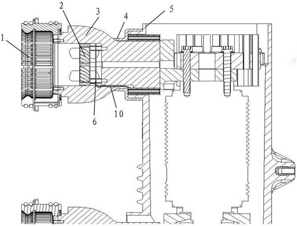 Air-cooled structure for circuit breakers