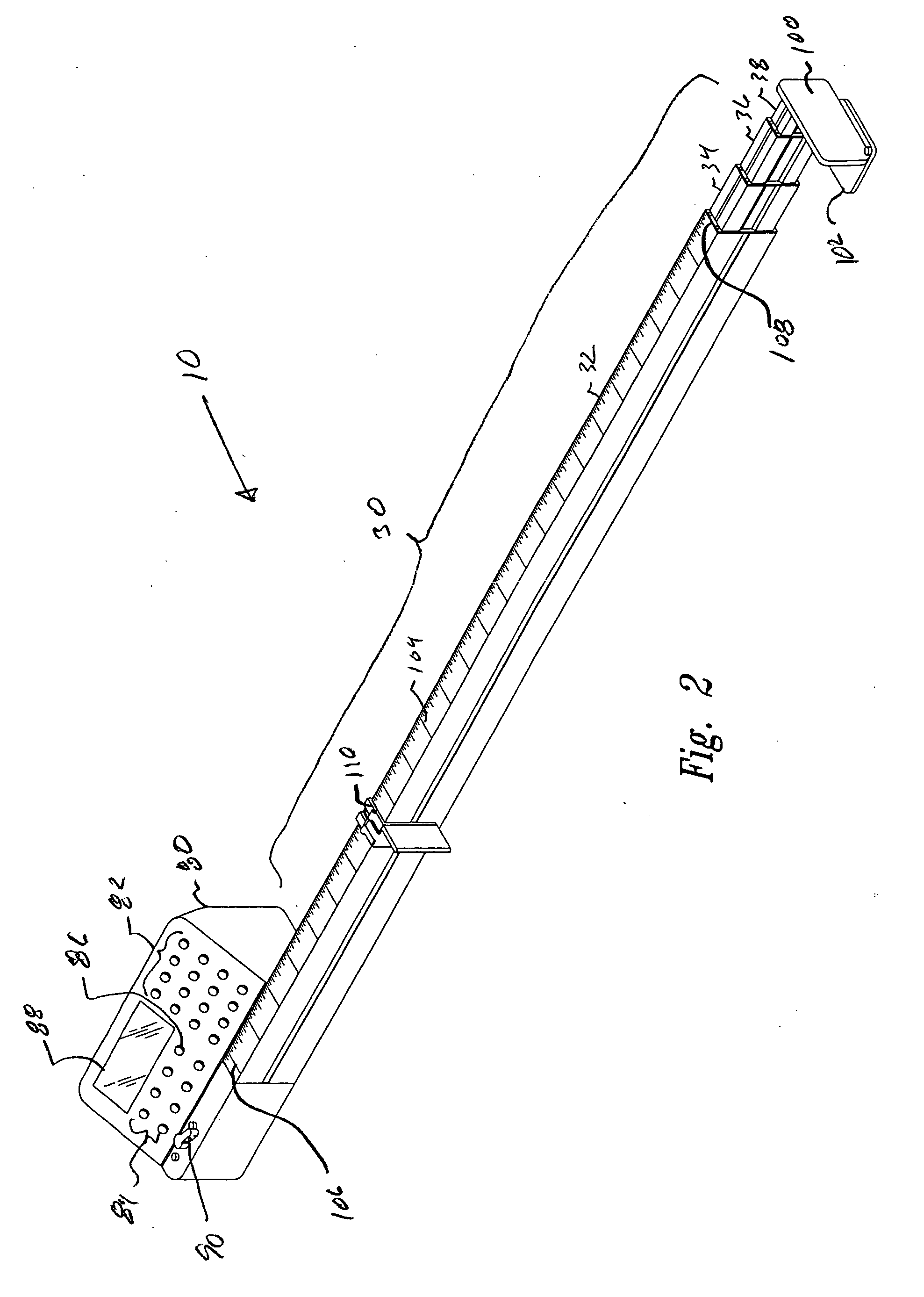 Repetitive fence for cross-cutting materials