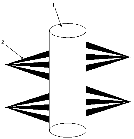 Hydraulic fracturing method for reducing cracking pressure through fixed-point perforation