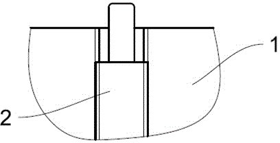 Ceramic inner thread machining mold