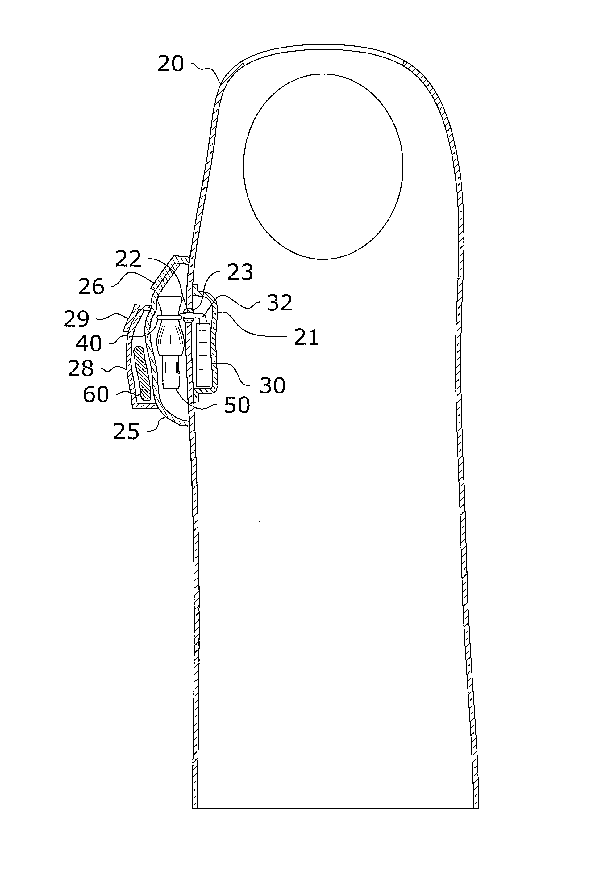 Garment attachable retention system