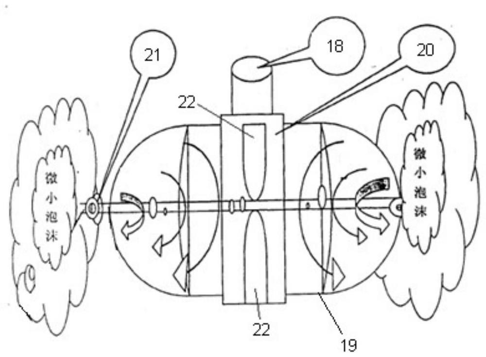 An in-situ biological nest micro-nano aeration water purification system and method