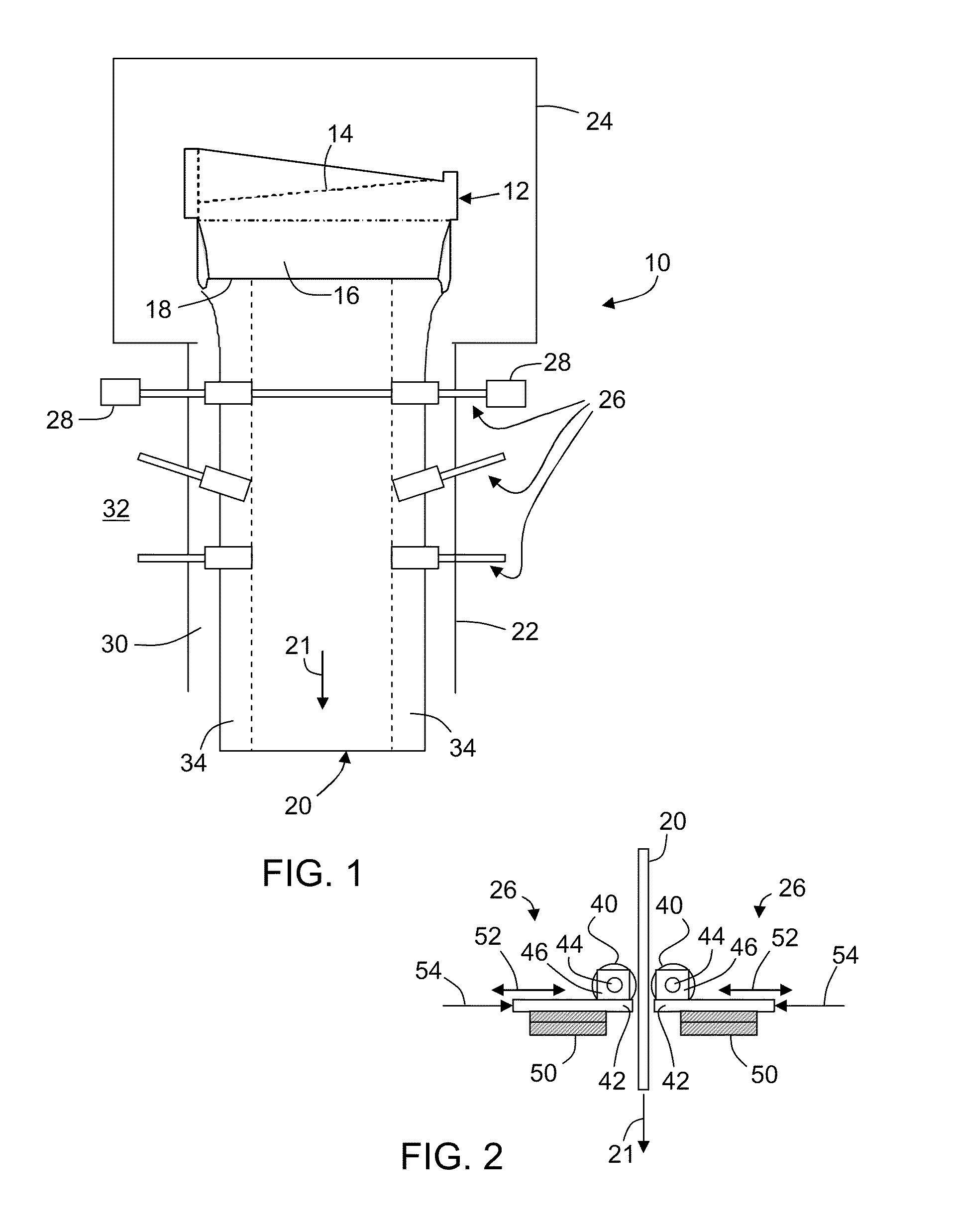 Low friction edge roll to minimize force cycling