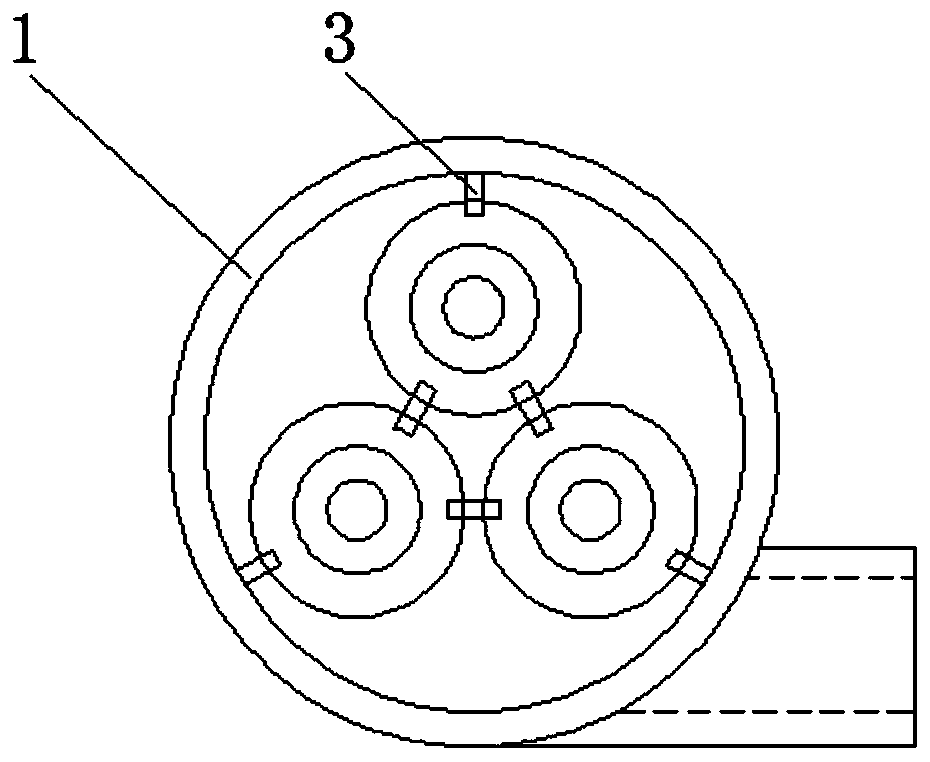 Output power-increased electric heating device