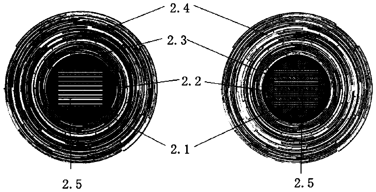 Fabrication method of high-temperature superconduction ReBCO cable structure applied to CICC