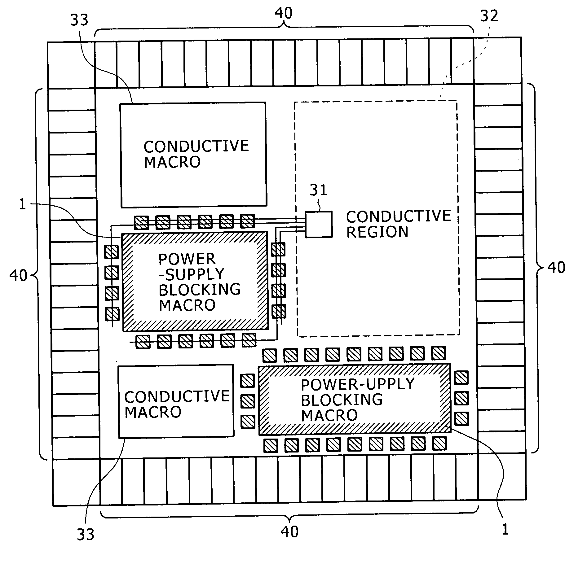 Semiconductor integrated circuit and power-supply control method