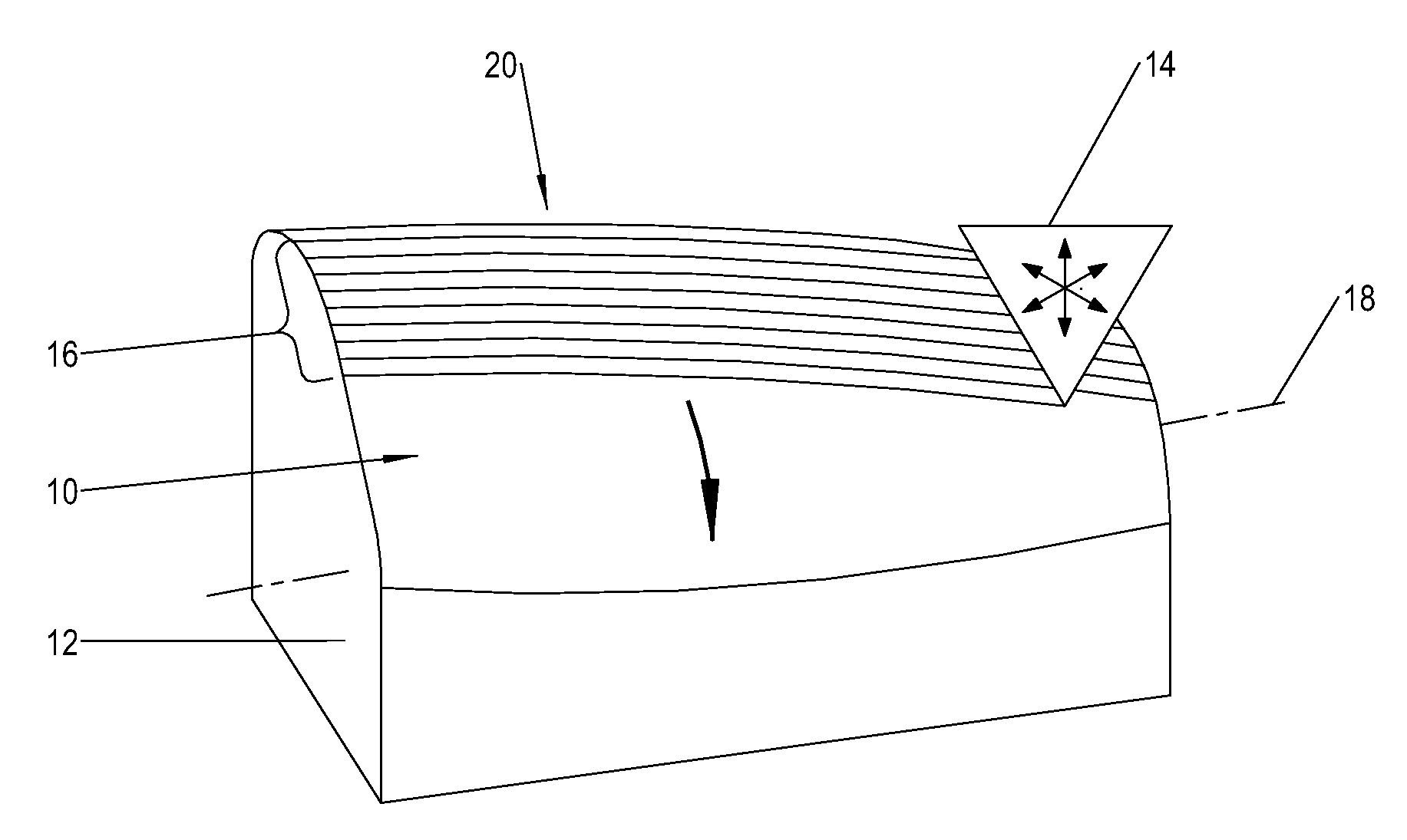 Method for the automated manufacture of a fibre composite component with integrated lightning protection, and also a fibre composite component