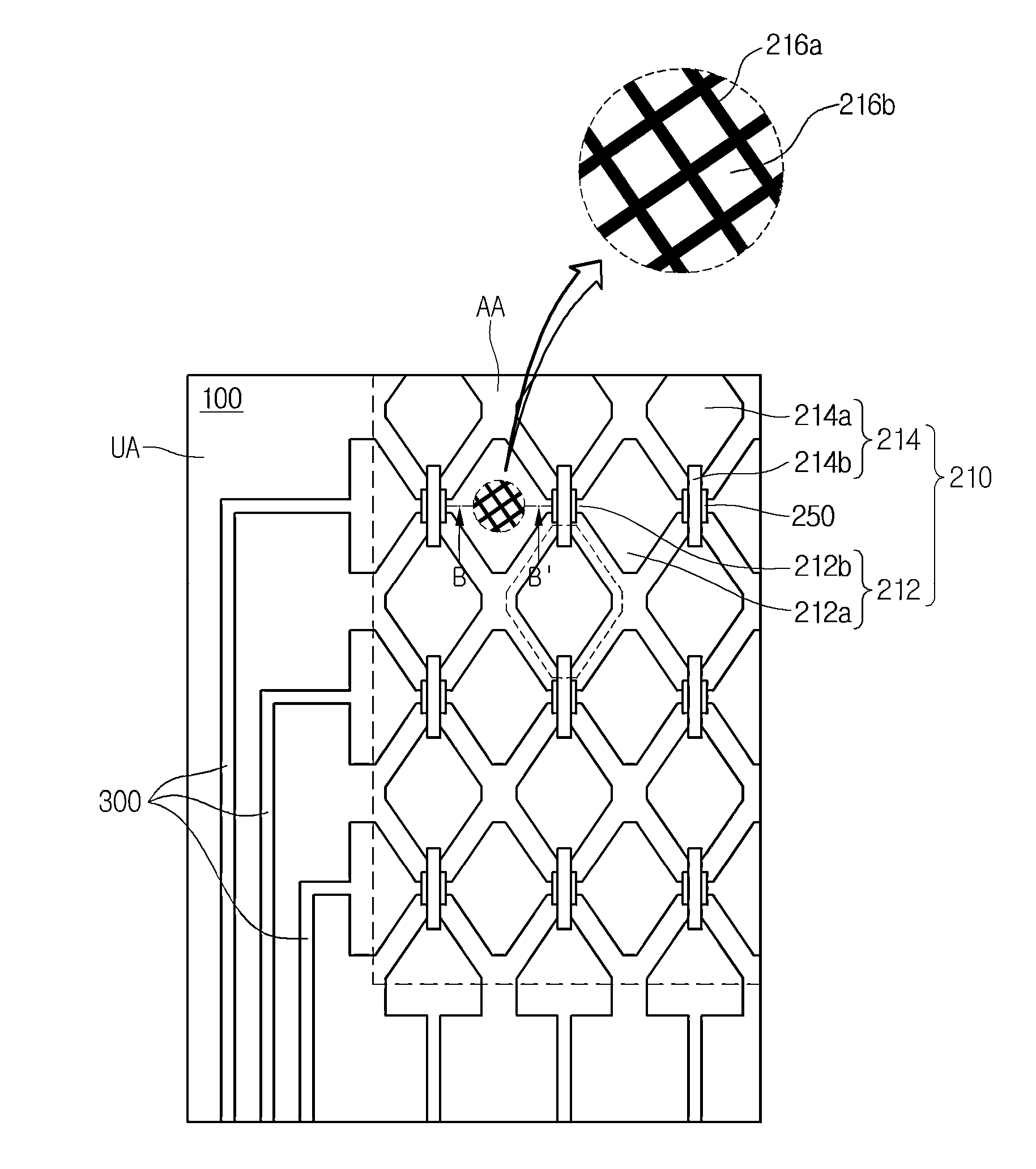 Electrode member and touch window including the same