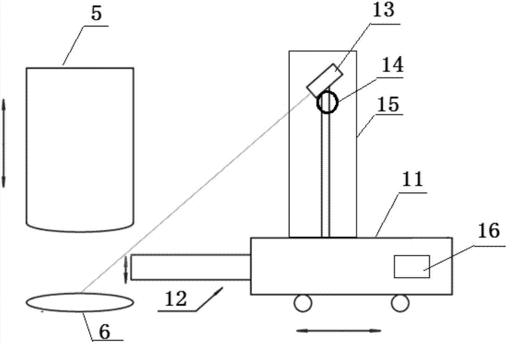 High-efficiency automatic coke oven lid temperature monitoring device