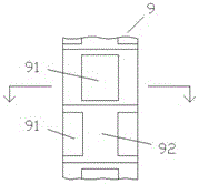 Exhaust treatment device capable of being quickly cooled