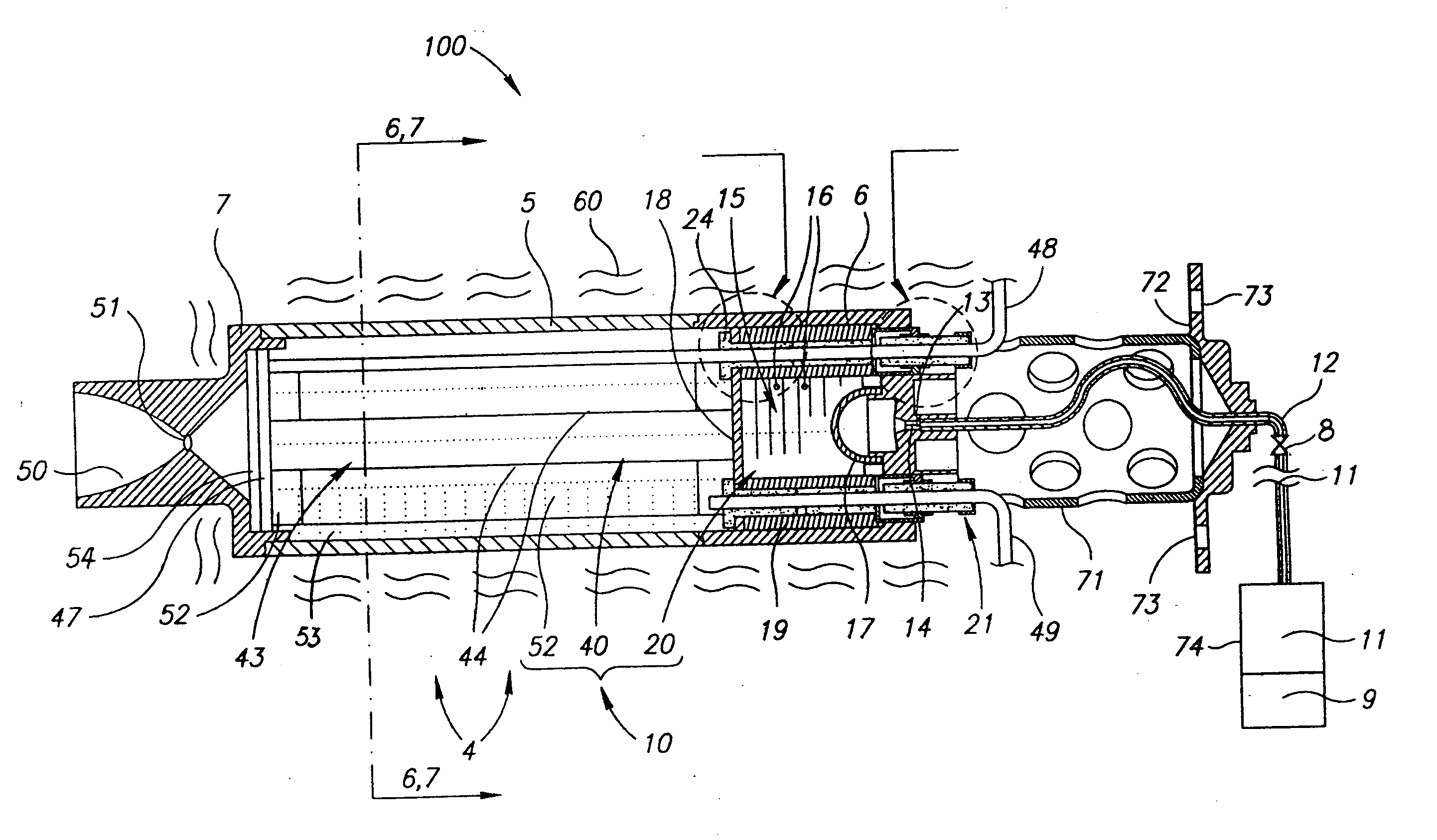 Thruster with electro-thermal thrust augmentation