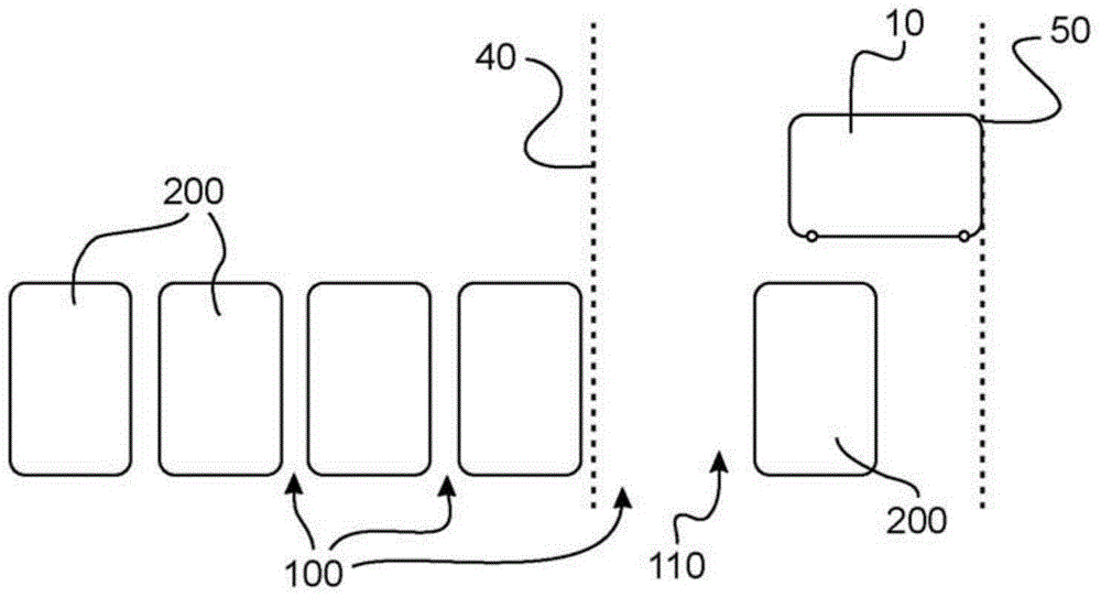 Method for supporting an automatic parking process of a parking assistance system of a vehicle and corresponding vehicle