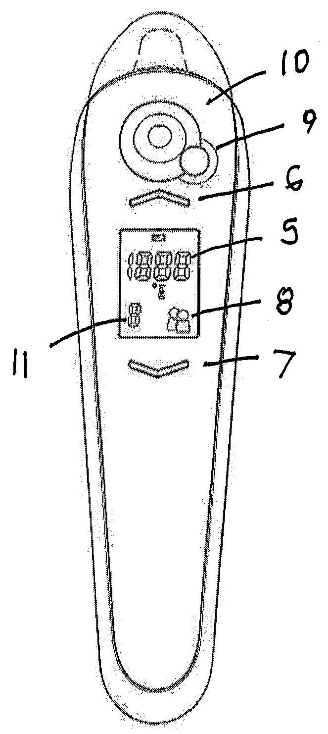 Intelligent illumination thermometer