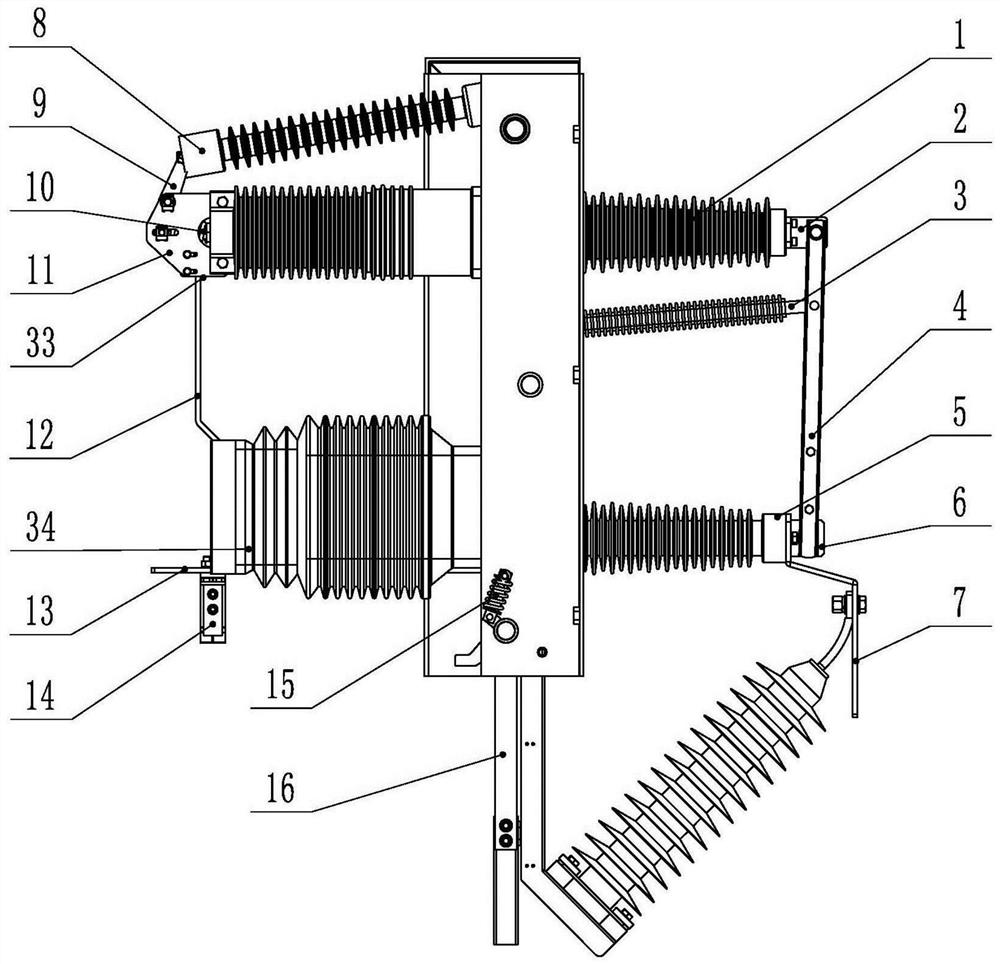 Wind power integrated circuit breaker