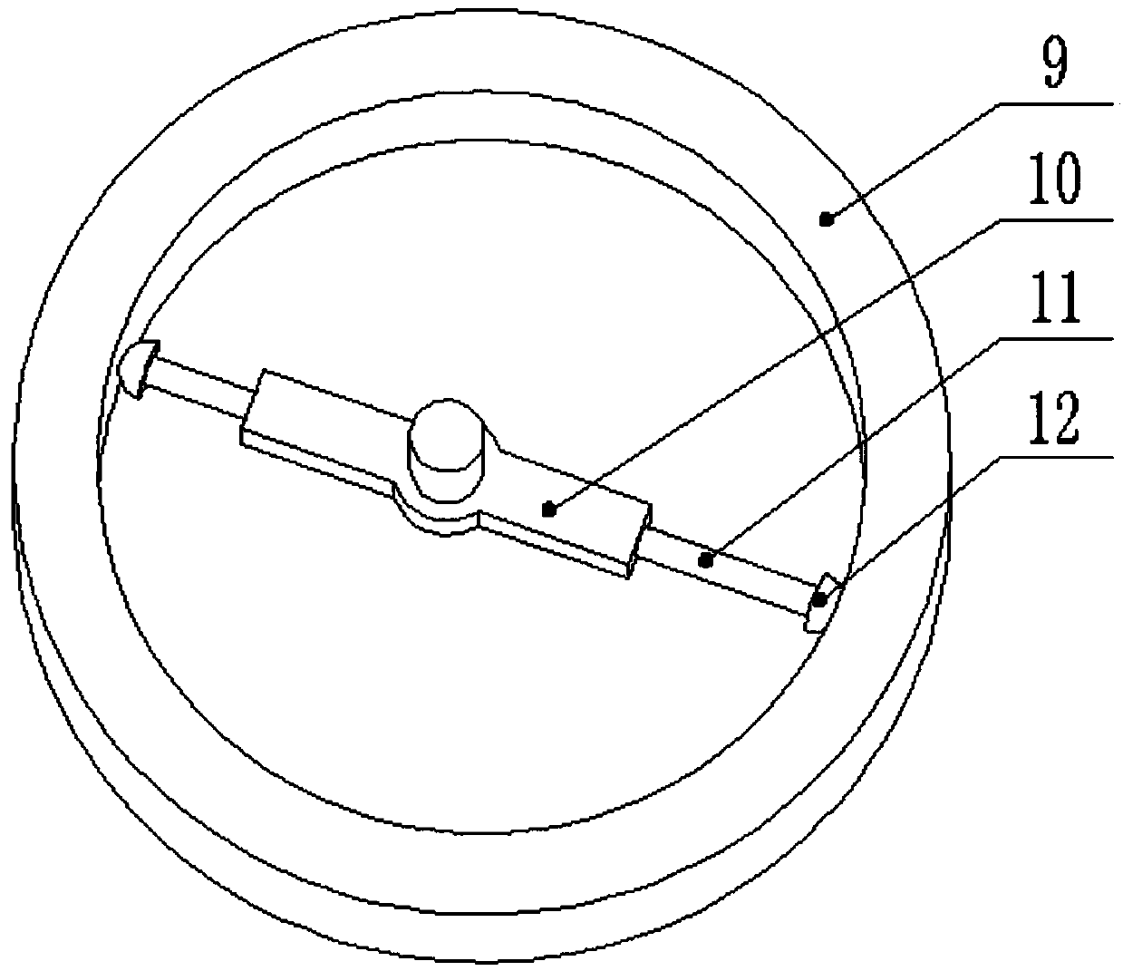 Terminal electric tape automatic winding apparatus