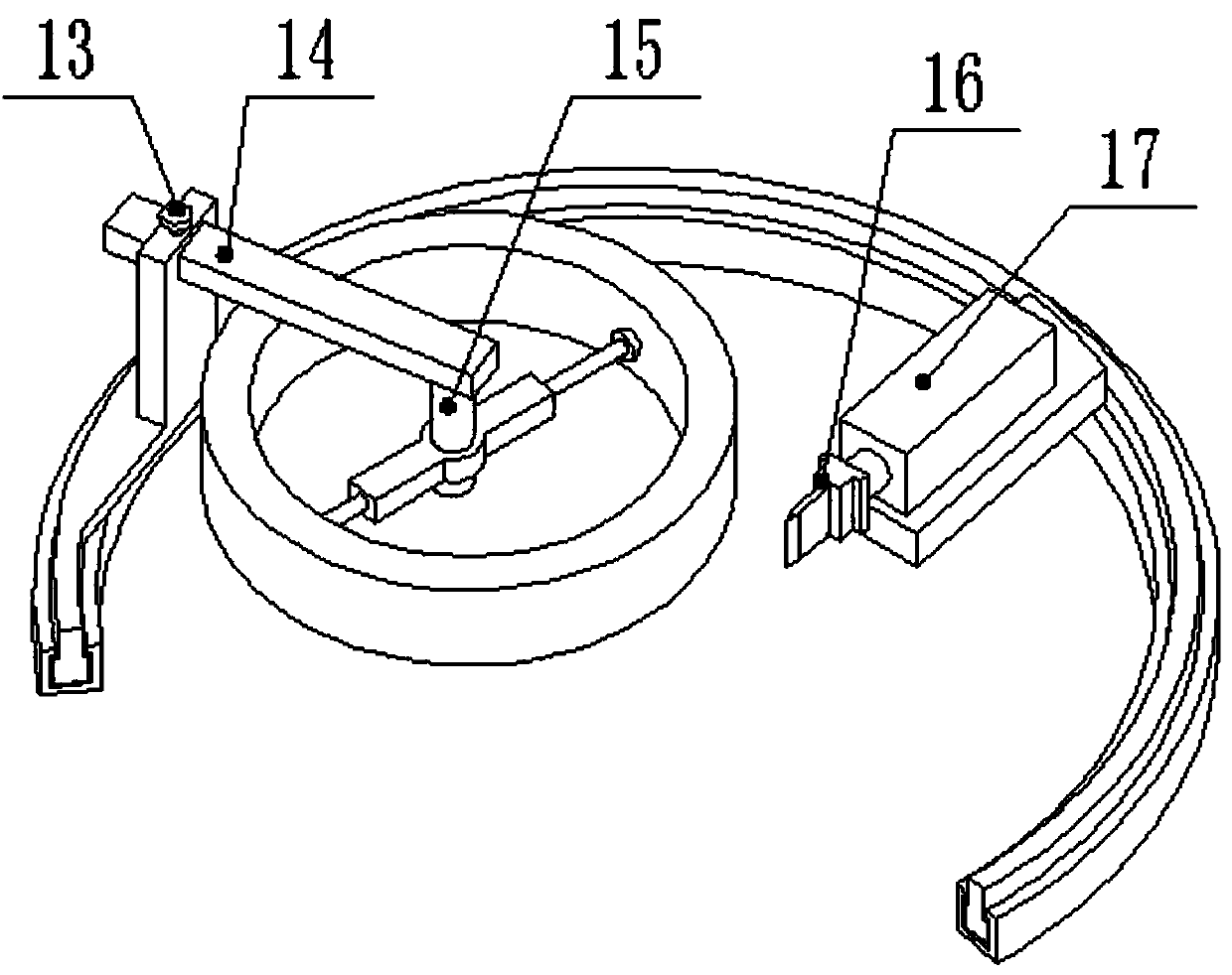 Terminal electric tape automatic winding apparatus