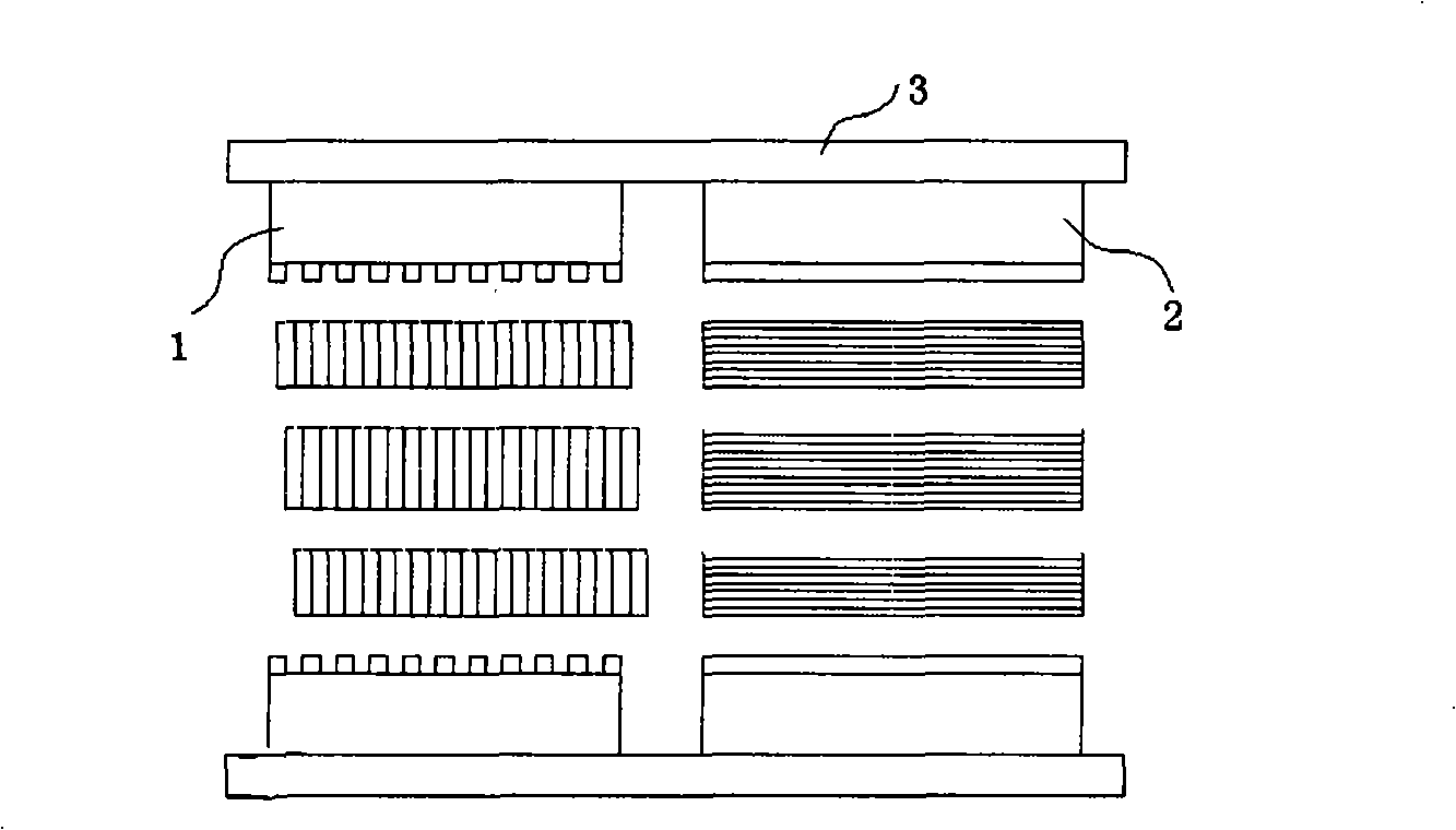 Dual radial directions magnetic field reaction type straight-line rotating stepper motor