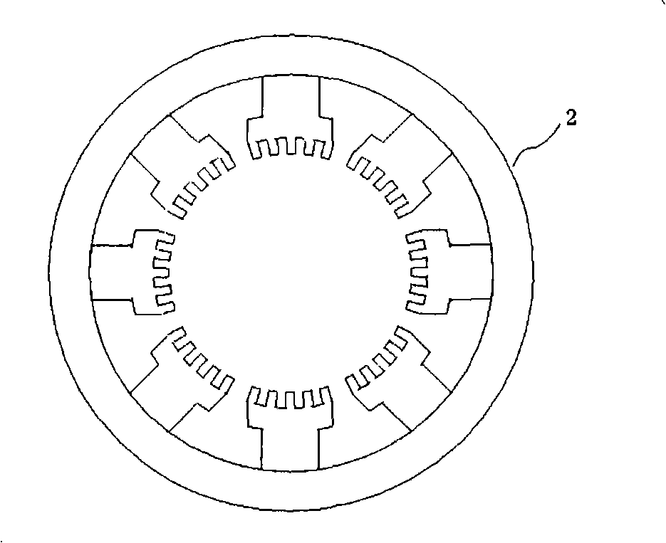 Dual radial directions magnetic field reaction type straight-line rotating stepper motor