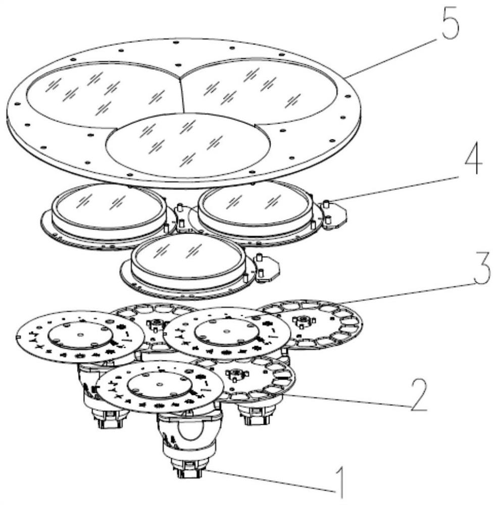 Multi-light-source combined lamp