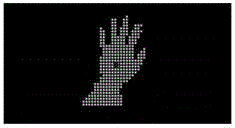 Finger gesture recognition method based on field depth image