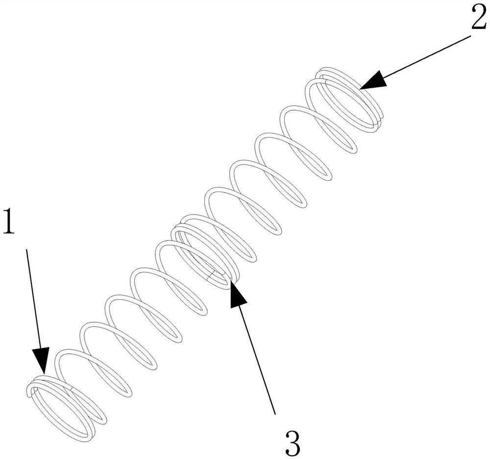 Decompression spring suitable for automatic injector