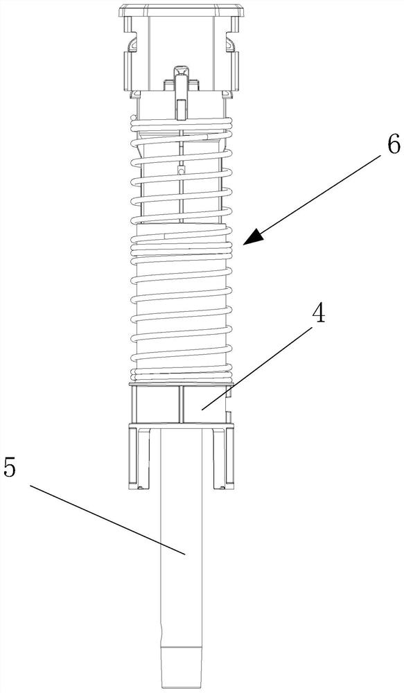 Decompression spring suitable for automatic injector