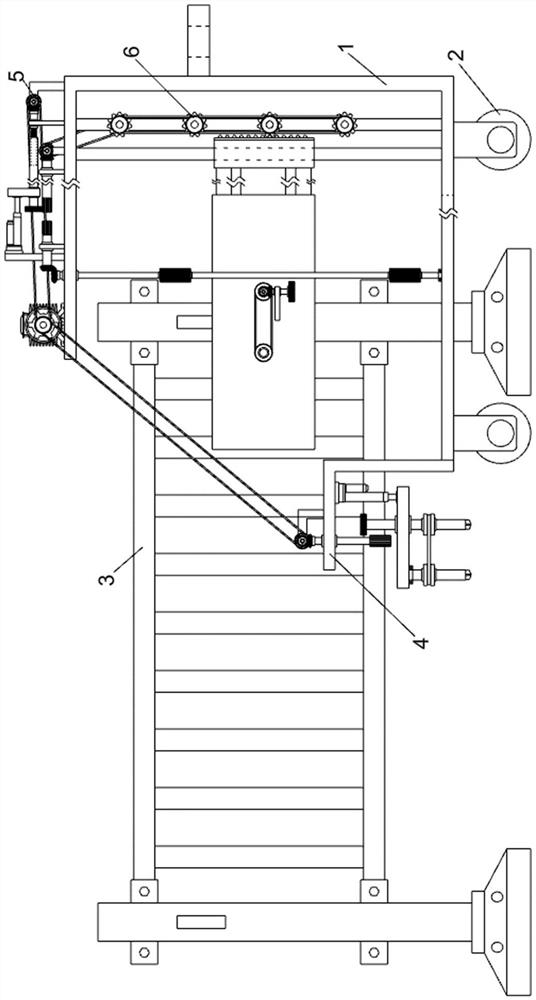 Municipal facility dismantling auxiliary device