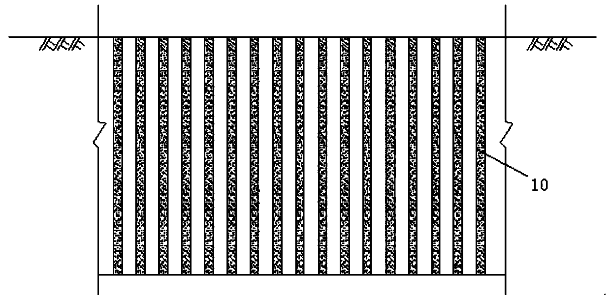 Treatment method for soft soil foundation with high water content