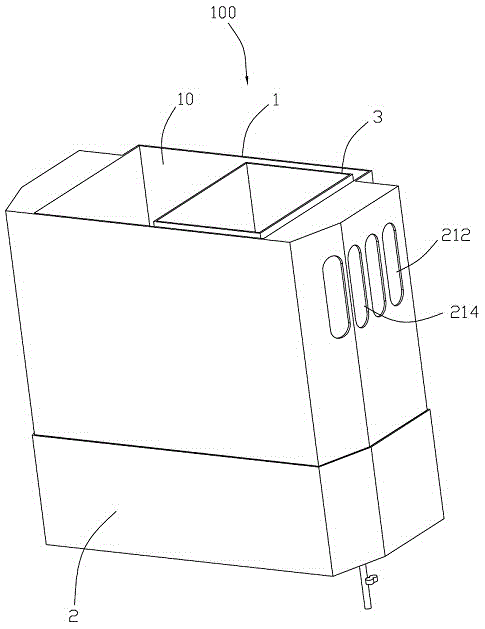 Refrigerator quick-cooling device