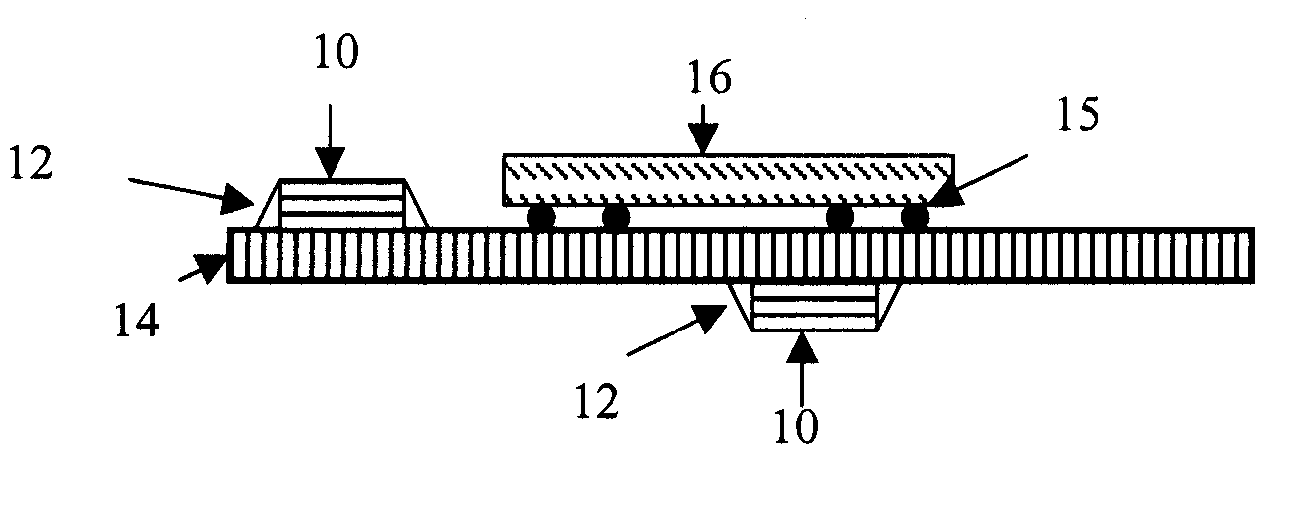 Integrated capacitor for wafer level packaging applications