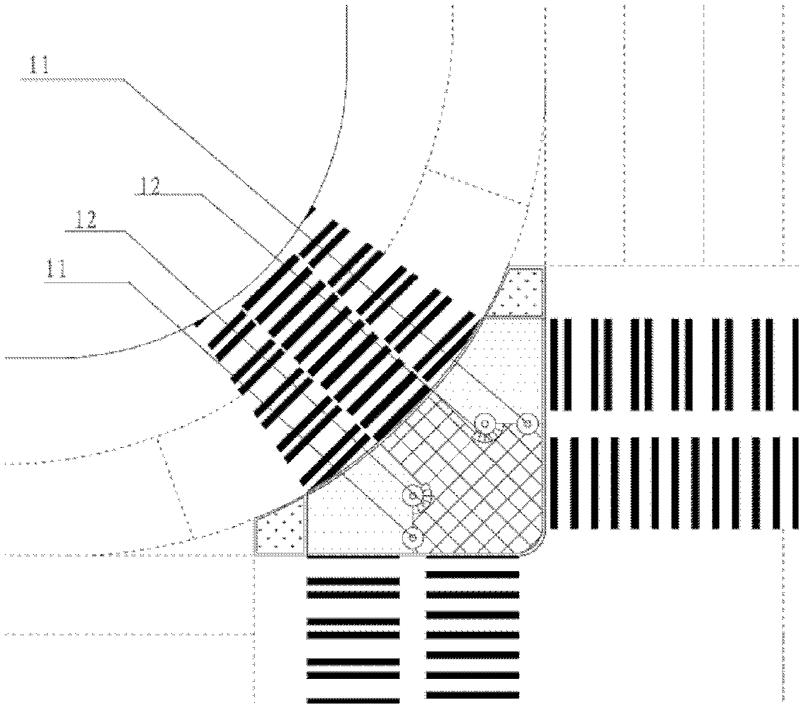 City safety island based on pedestrian and non-motor vehicle separation