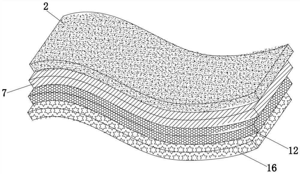 High-wear-resistance fire hose