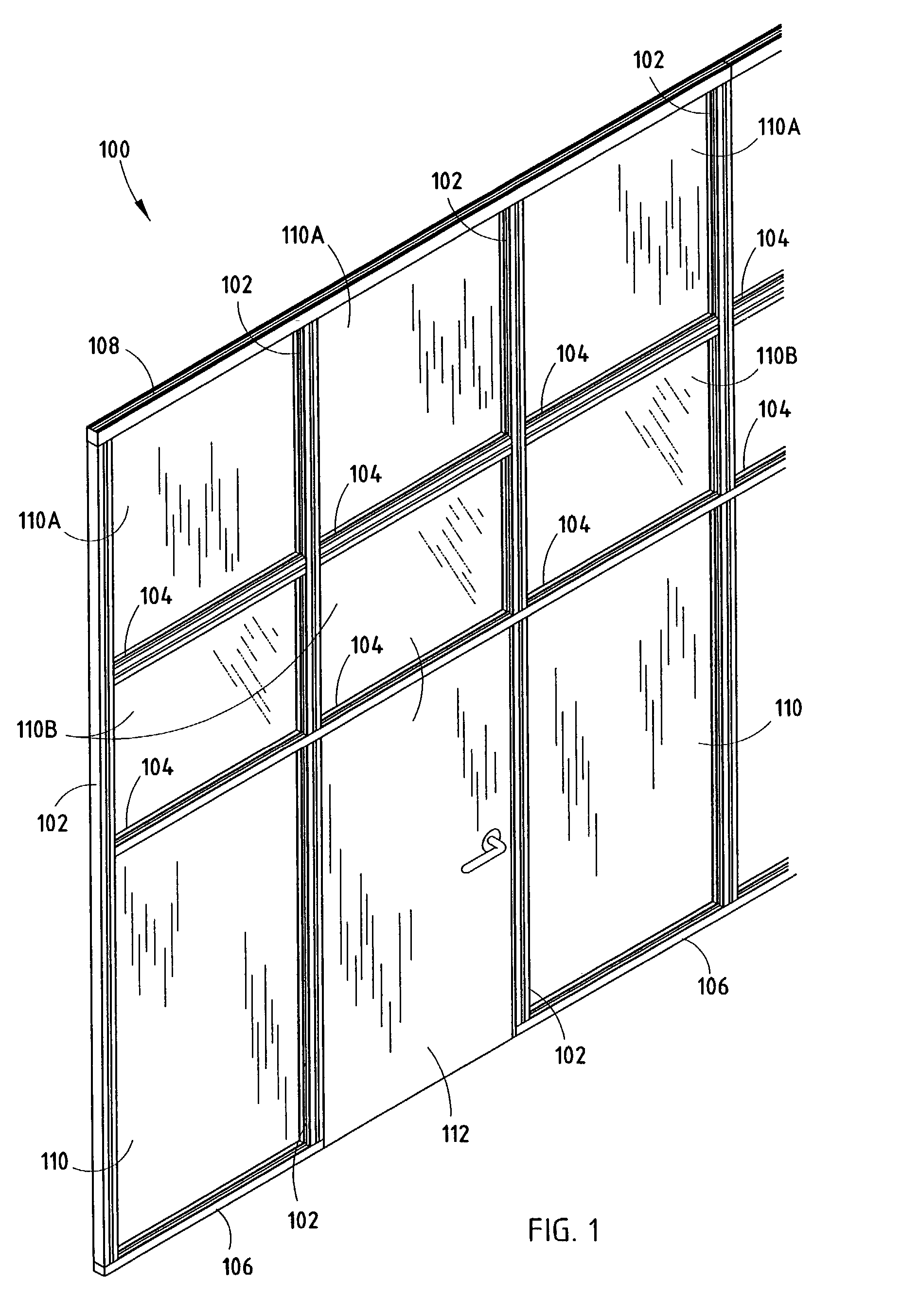 Wall system, mounting plate and insert