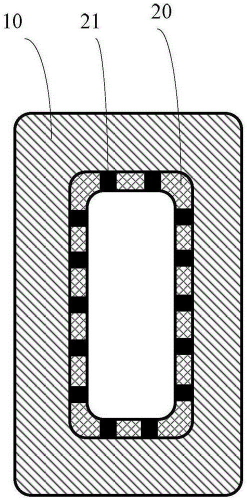 Amorphous alloy iron core structure used for photovoltaic transformer and capable of preventing heat emission