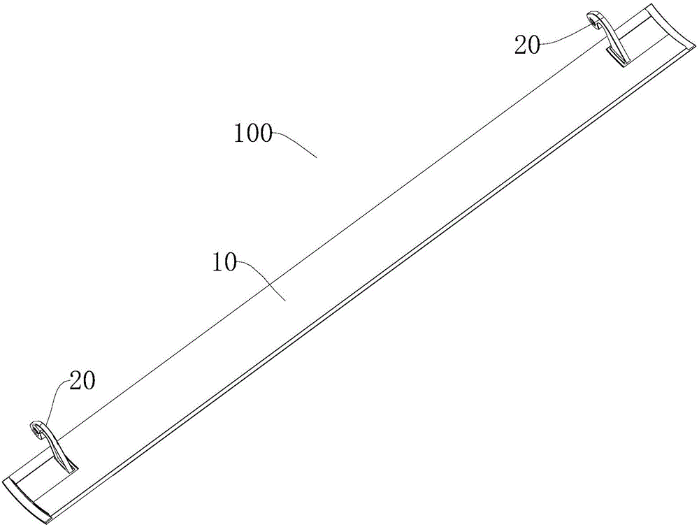 Air-conditioning air deflector and air conditioner with same