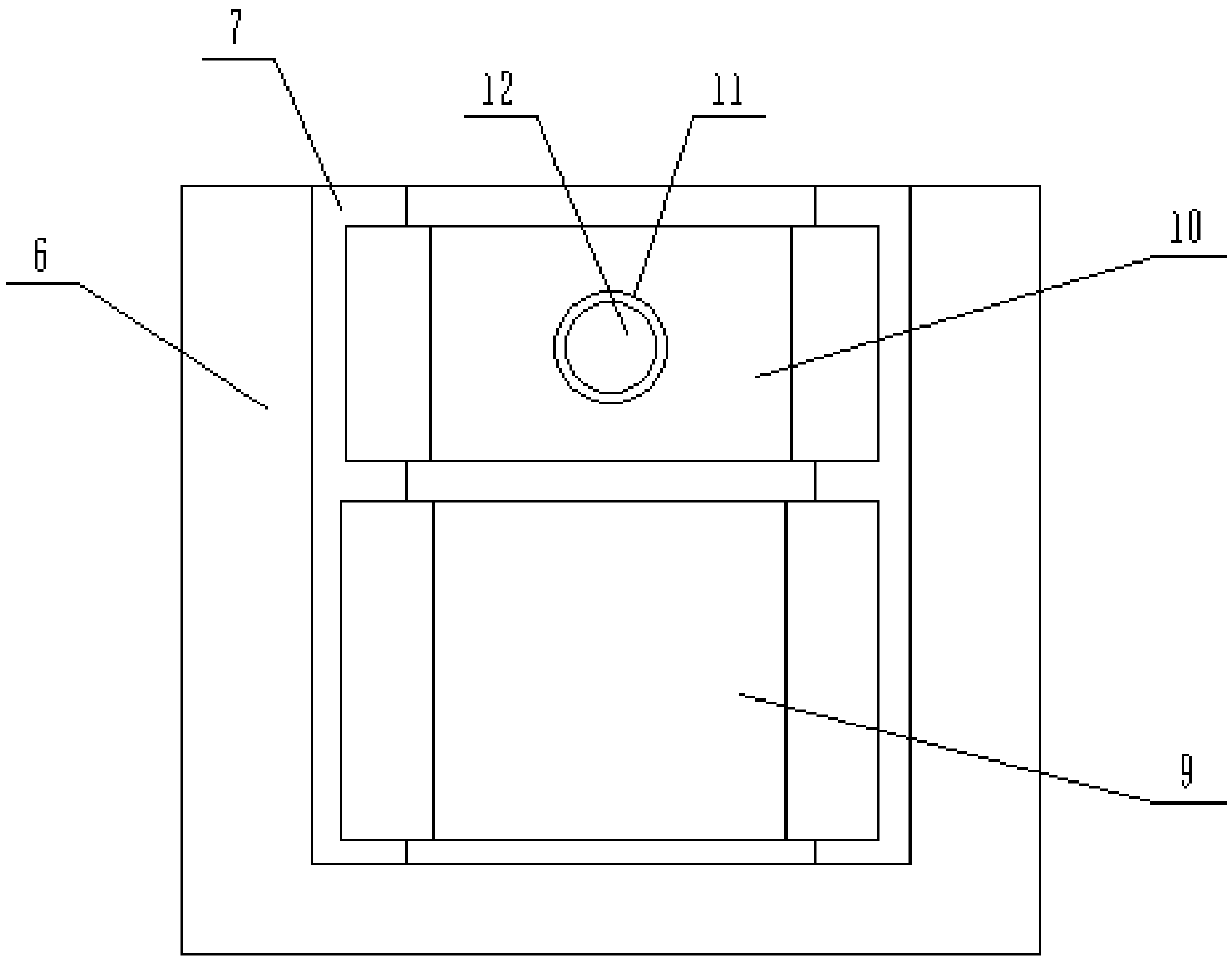 Novel load bearing device of loader for highway construction