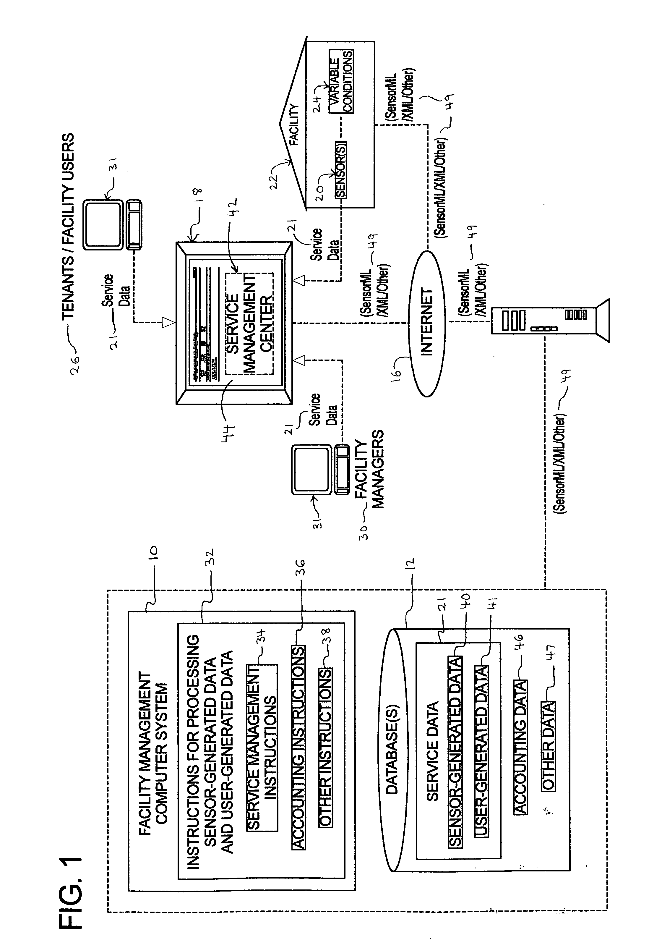 Wall-mountable computer having an integrated keyboard