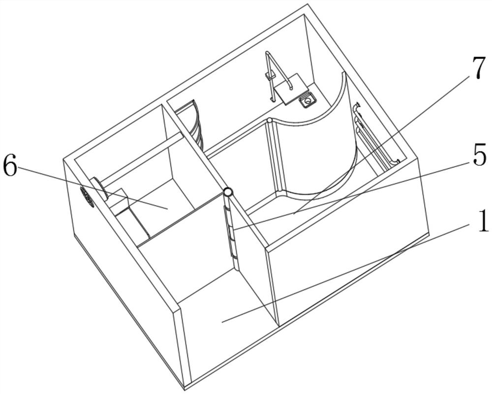 Fabricated bathroom cabinet with enhanced damp-proof and dehumidification functions