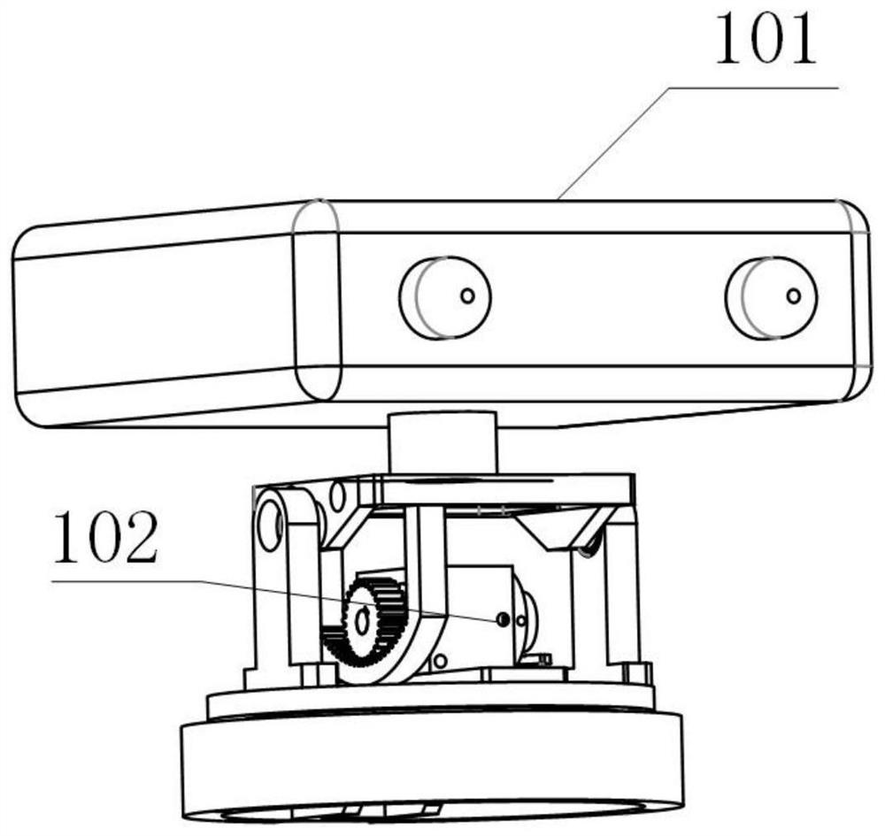 Mobile robot structure with double seven-degree-of-freedom modular arms