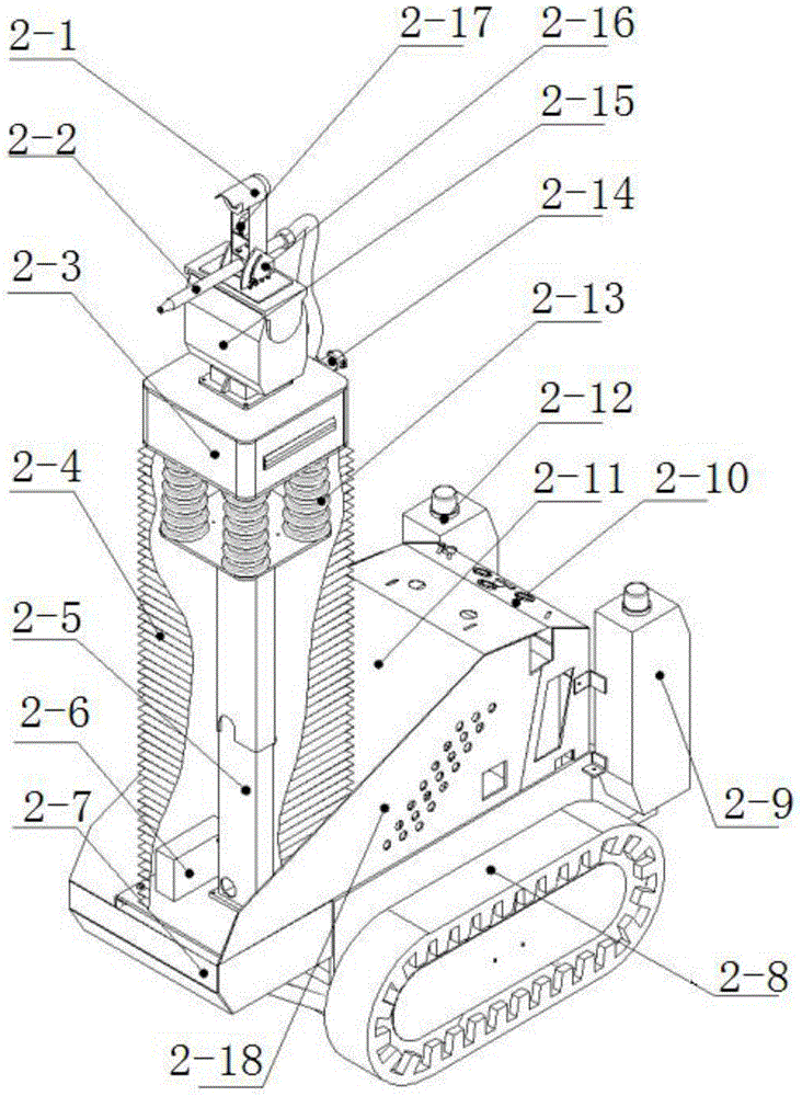 Mobile self-supply substation electrified water flushing auxiliary flushing robot system and method