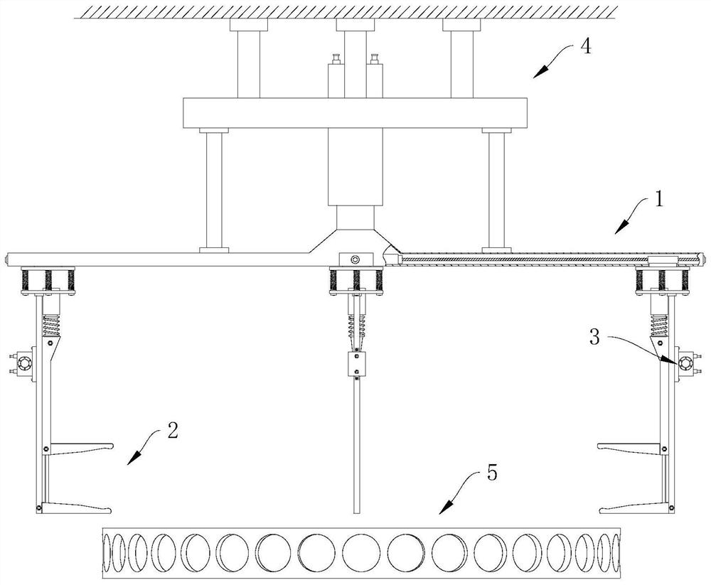 Clamping and vibrating device for plastic-dipped bearing retainer