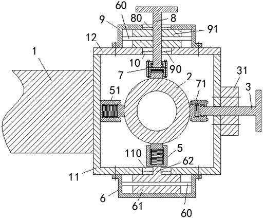 Bearing device used for pipeline