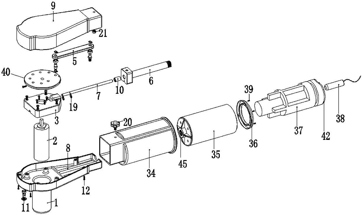 Electric variable-speed variable-pitch linear reciprocating constant-temperature device