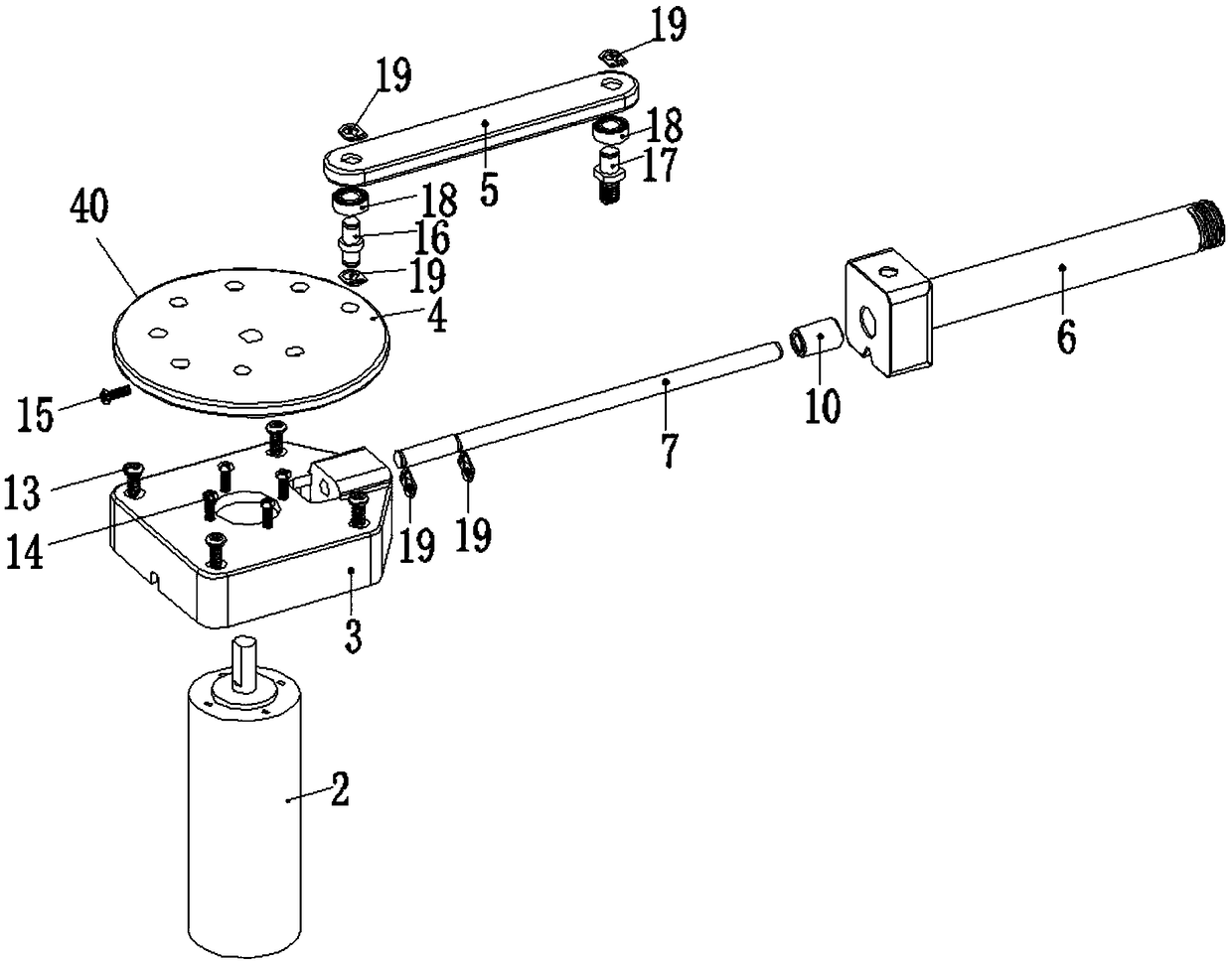 Electric variable-speed variable-pitch linear reciprocating constant-temperature device